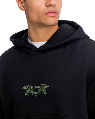 Dimstone Embroidered Loose Fit Hoodie