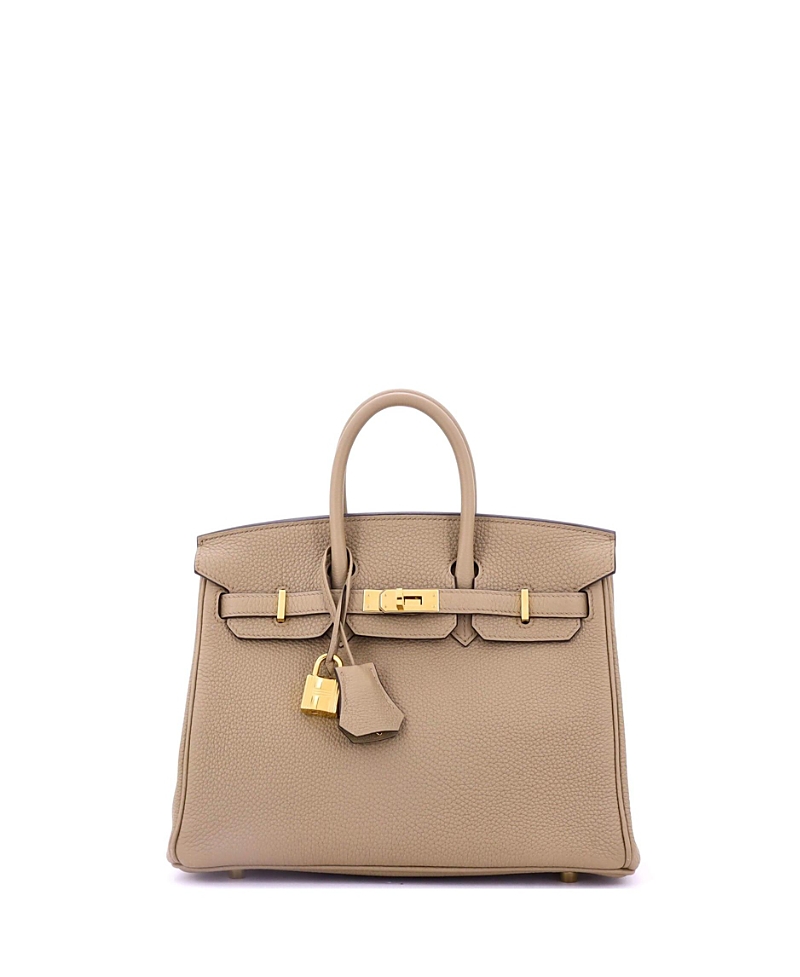 Pre-owned Pre-owned Hermes Hermes Birkin 25 Handbag Brown Togo With Gold Hardware