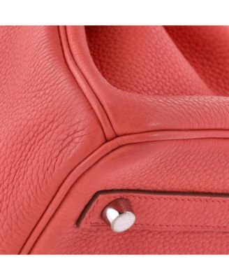 Birkin 30 Handbag Pink Clemence with Palladium Hardware