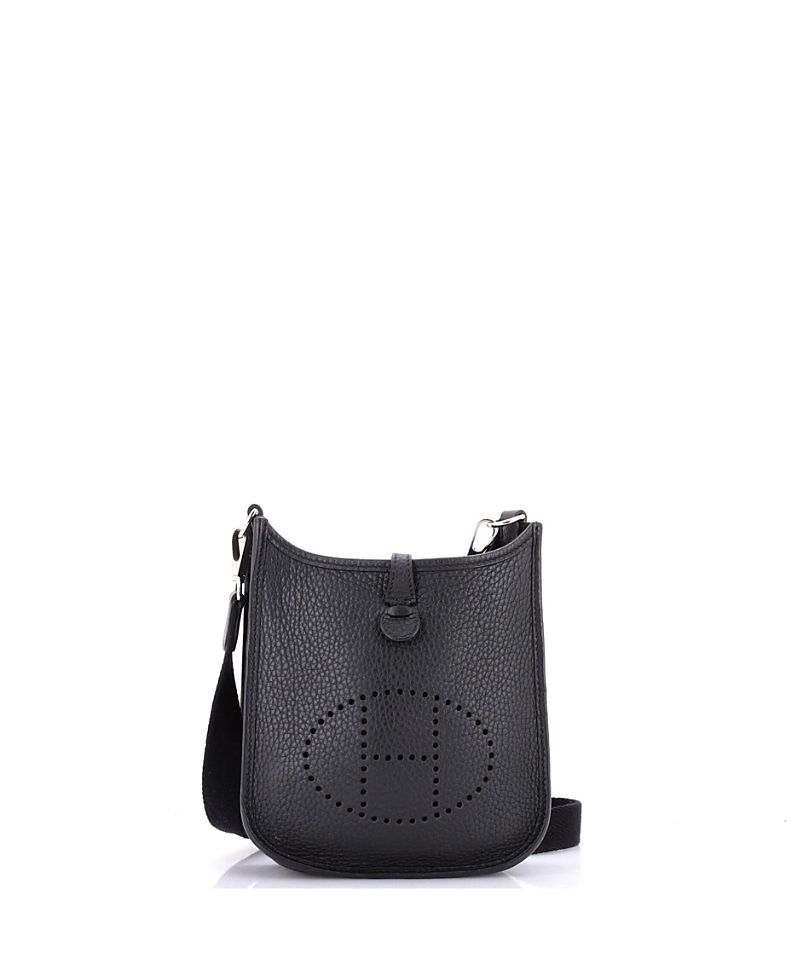 Pre-owned Pre-owned Hermes Hermes Tpm Evelyne Bag Gen Iii Clemence In Black