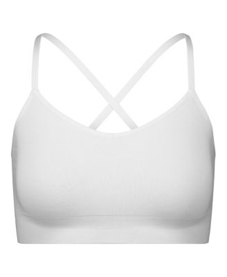 Soft Convertible Crop Top Halter Bralette