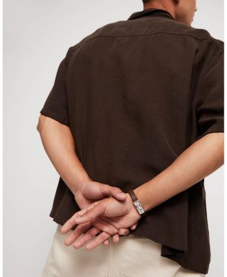 Leather Sterling Bracelet