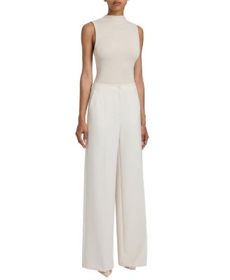 Lily Soft Stretch Crepe Wide Leg Pant