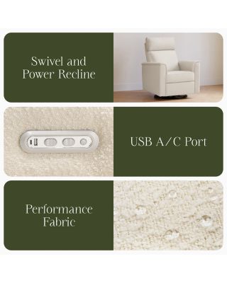 Willa Plus Power Glider Recliner With Power Headrest