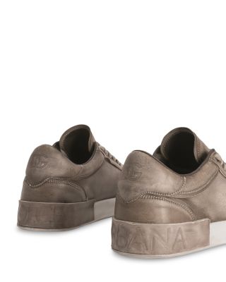 Men's Distressed Portofino Low Top Sneakers