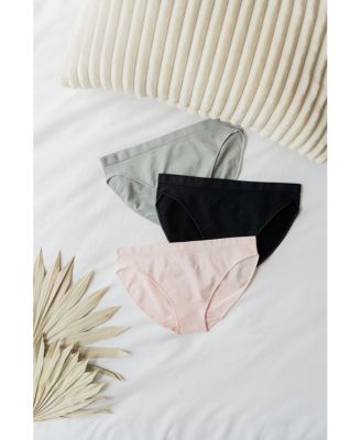 Comfy Undies Hi Leg Bikini, 3 Pack