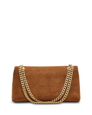 The Suede Dual Chain Mini Bag