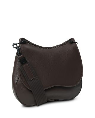 Medium Saddle Bag Cocoa Grained Leather