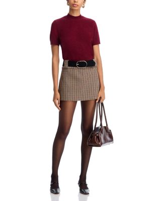 Vhari Knit Mock Neck Top