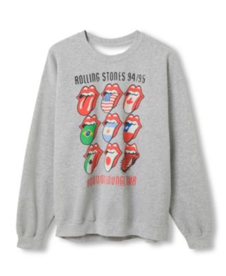  Men's Rolling Stones Voodoo Lounge Tour Flea Market Fleece Sweatshirts