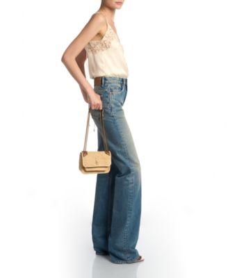 Niki Mini Shoulder Bag in Raffia