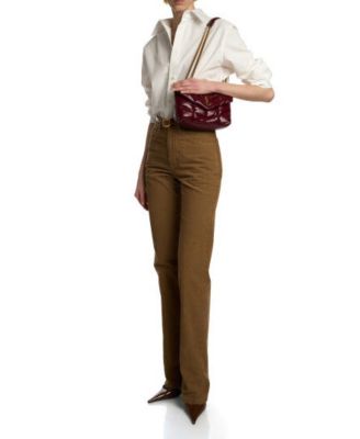 Puffer Toy Convertible Shoulder Bag in Shiny Leather