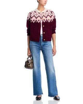 Fair Isle Crewneck Cardigan - Exclusive