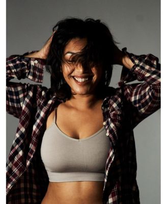 Soft Convertible Crop Top Halter Bralette