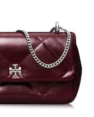 Mini Kira Diamond Quilted Leather Flap Bag