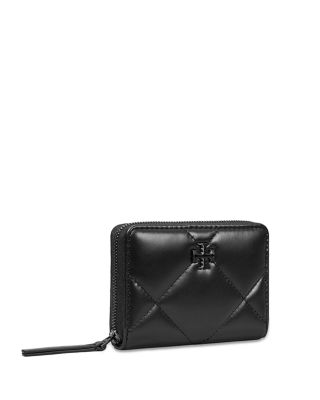 Kira Leather Diamond Quilted Wallet