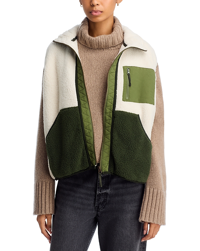 The Great The Plush Tundra Vest In Green