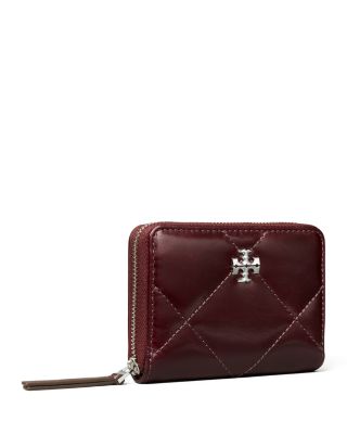 Kira Leather Diamond Quilted Wallet
