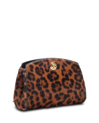 Pushlock Calf Hair Clutch