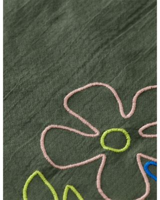 Girls' Seersucker Embroidered Dress  - Little Kid, Big Kid