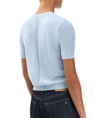 Adeline Cashmere Lightweight Short Sleeve Sweater
