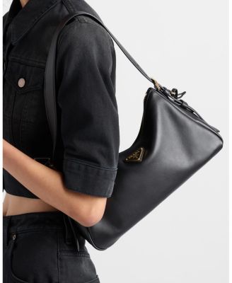 Aim&eacute;e Medium Leather Shoulder Bag