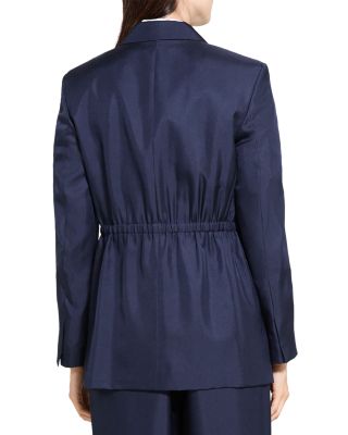 Oversized Silk Blazer