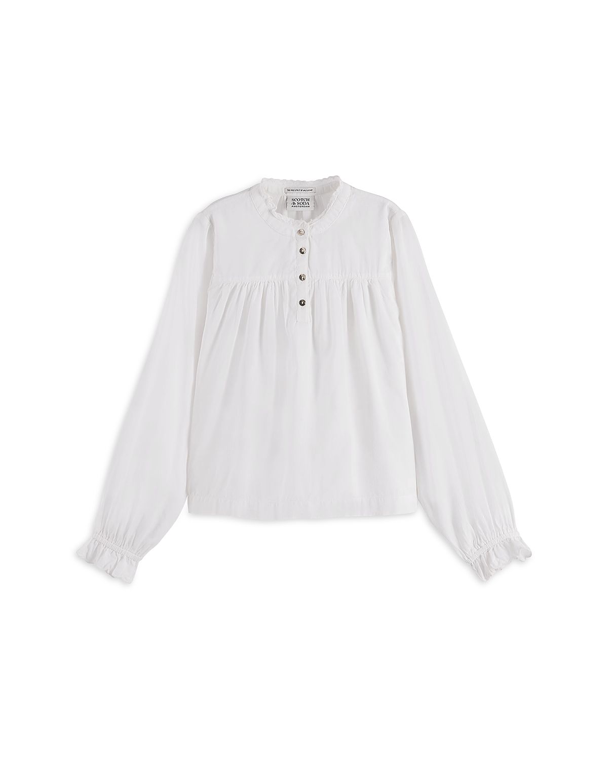 Scotch & Soda Girls' Lightweight Modal Top - Little Kid, Big Kid