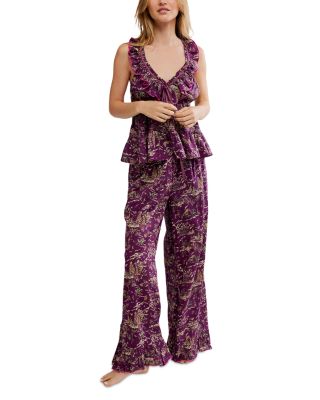 Tangled Lights Printed Pajama Set
