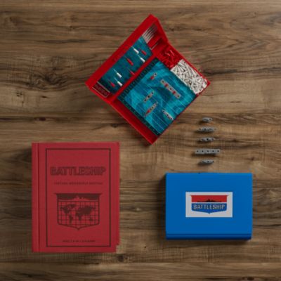 Vintage Bookshelf Assortment 4-Pack: Jenga, Battleship, Checkers &amp; Backgammon, Trivial Pursuit