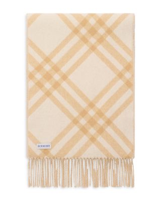 Check Cashmere Scarf