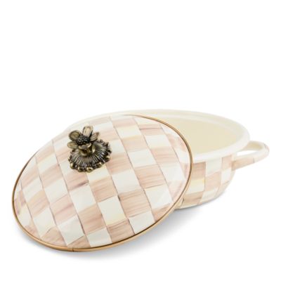 Mocha Check Medium Casserbole