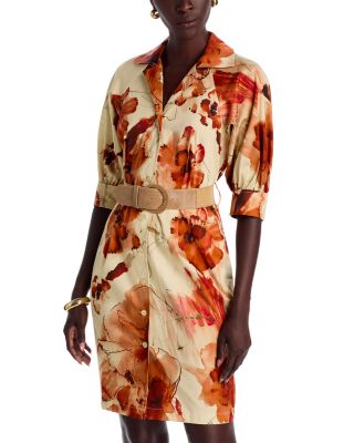 Floral Print Shirtdress