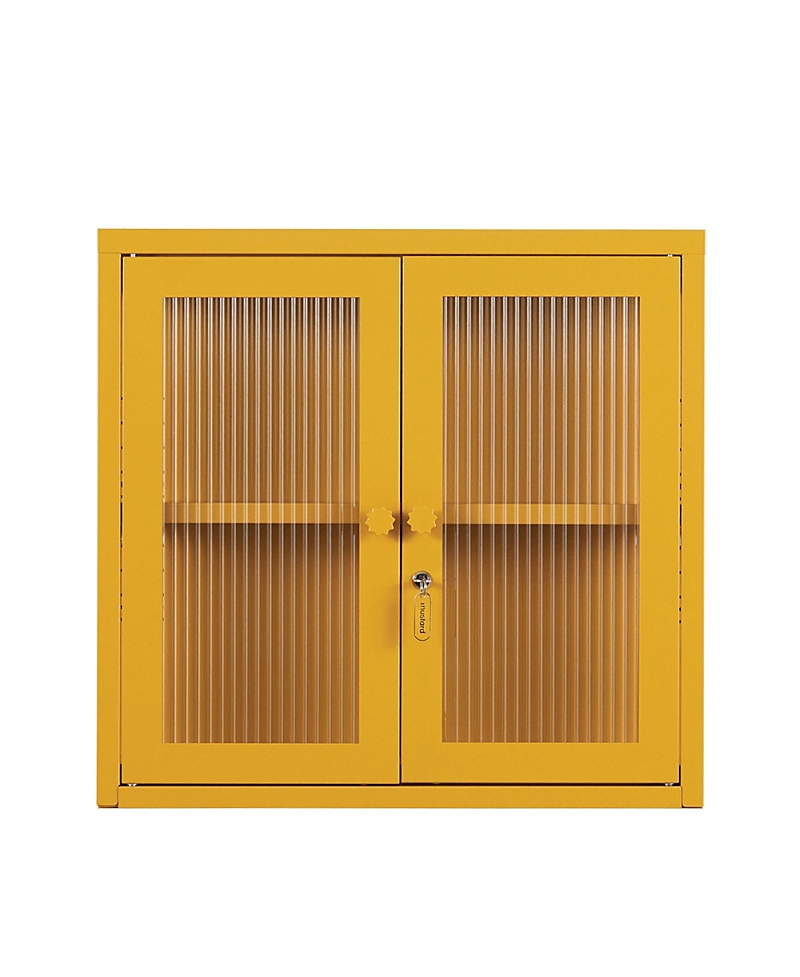 Mustard Made The Kit Cabinet In Yellow
