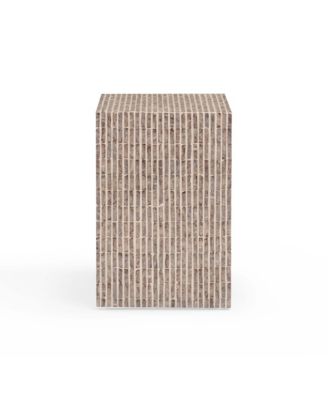 Derry Capiz Shell Nightstand