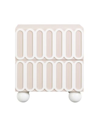 Tori Motif 2-Drawer Nightstand