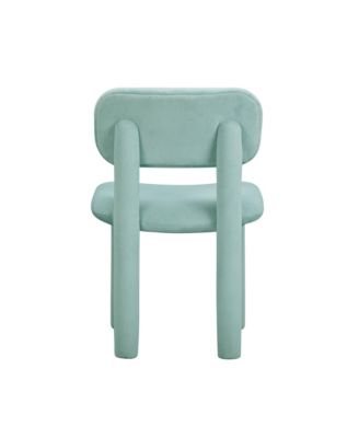 Elise Pale Blue Performance Velvet Dining Chair