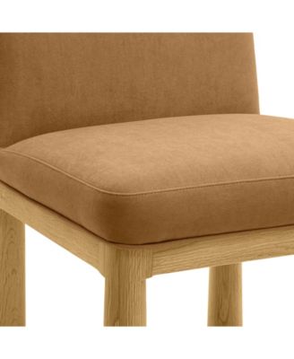 Tiara Velvet Oak Dining Chair