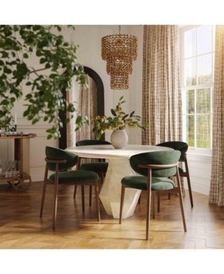 Zinea Performance Textured Velvet Dining Chair