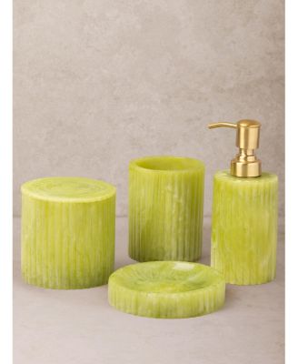  Porto Green Bath Accessories, Set of 4
