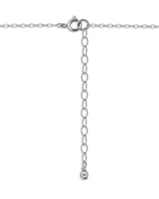 Pav&eacute; Cubic Zirconia Moon & Star Charm Necklace in Sterling Silver or 18K Yellow Gold Plated Sterling Silver, 16-18"L - Exclusive