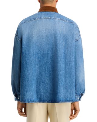 Wolf Applique Oversized Shirt