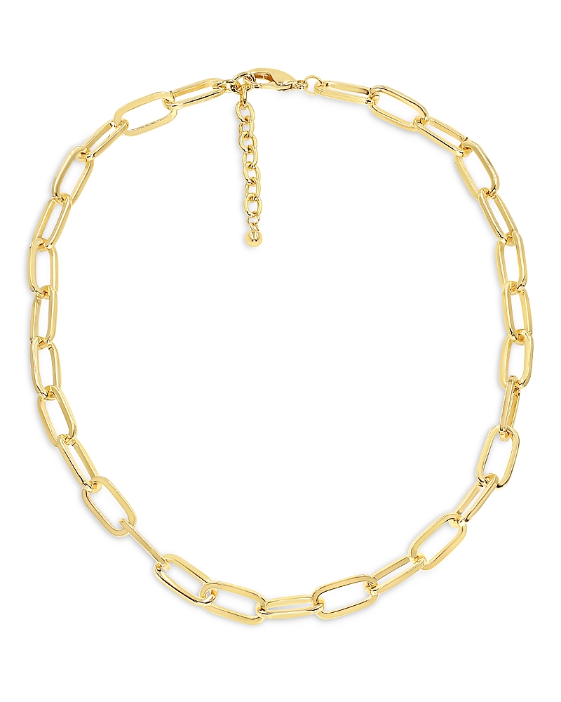 Jackie Mack Designs Large Link Collar Necklace, 18-20 In Gold