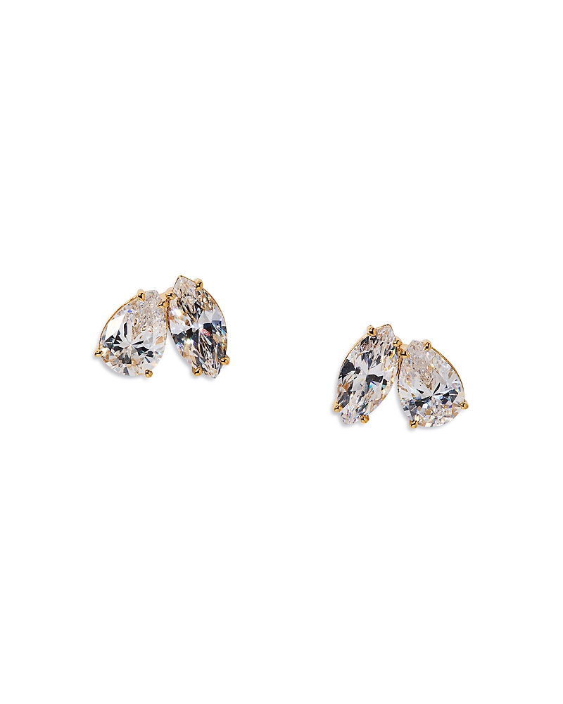 Nadri Everleigh Cubic Zirconia Stud Earrings In Gold