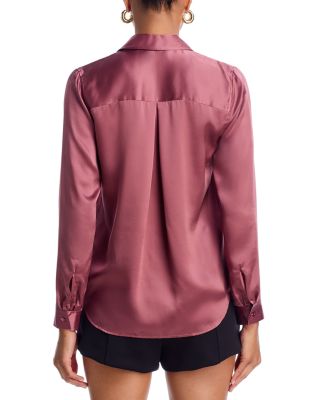 Tyler Silk Button Front Blouse