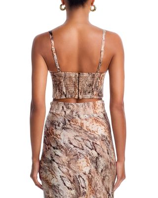 Colin Double Breasted Silk Blazer, Sonya Silk Bustier & Ryker Silk Maxi Skirt