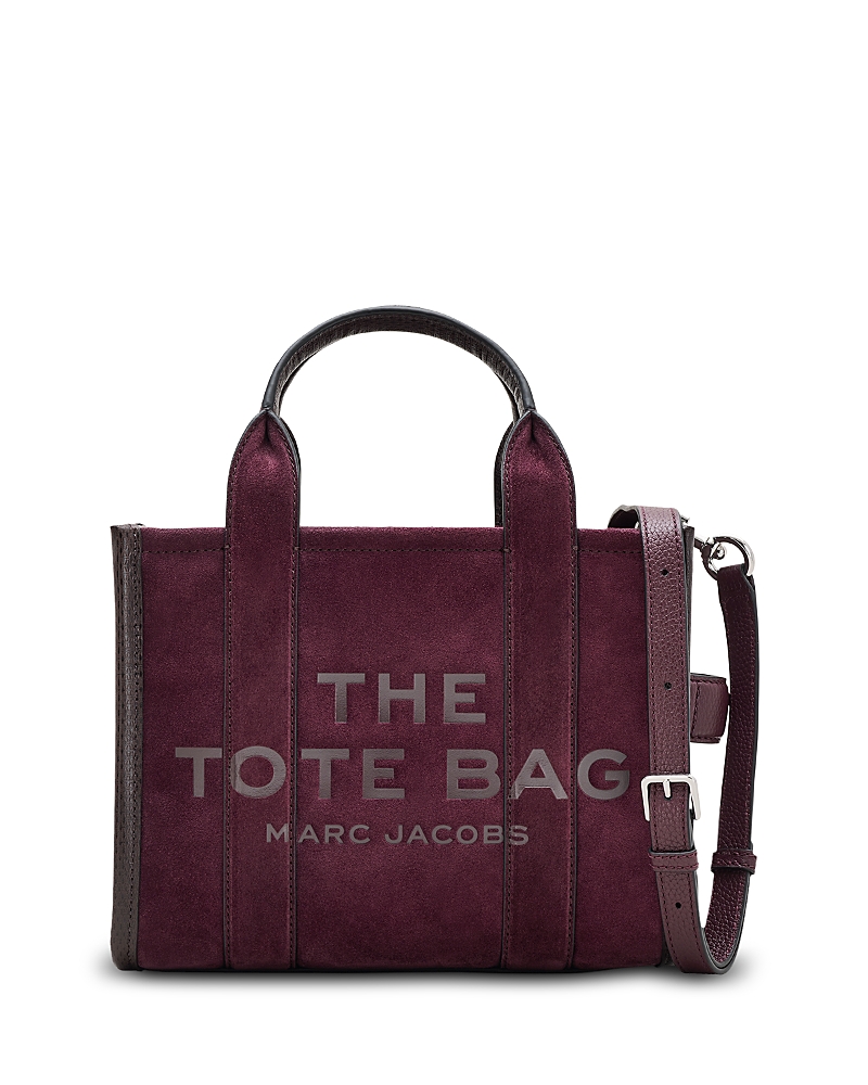 Marc Jacobs The Suede Small Tote Bag In Purple