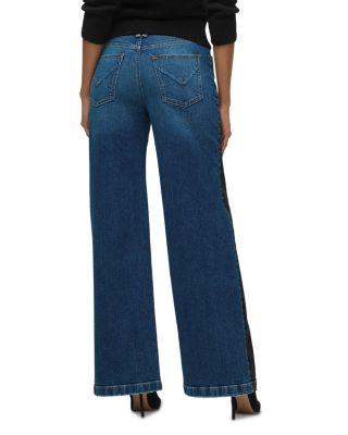 Jodie High Rise Contrast Panel Jeans in Mixture