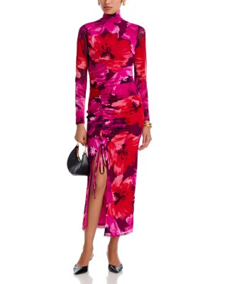 Long Sleeve Mesh Maxi Dress - Exclusive