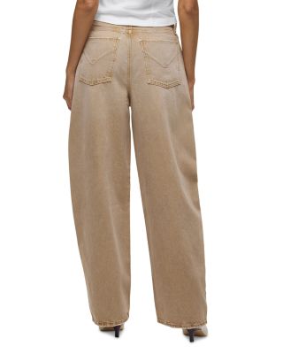 Bailey Relaxed Barrel Jeans in Burnt Khaki